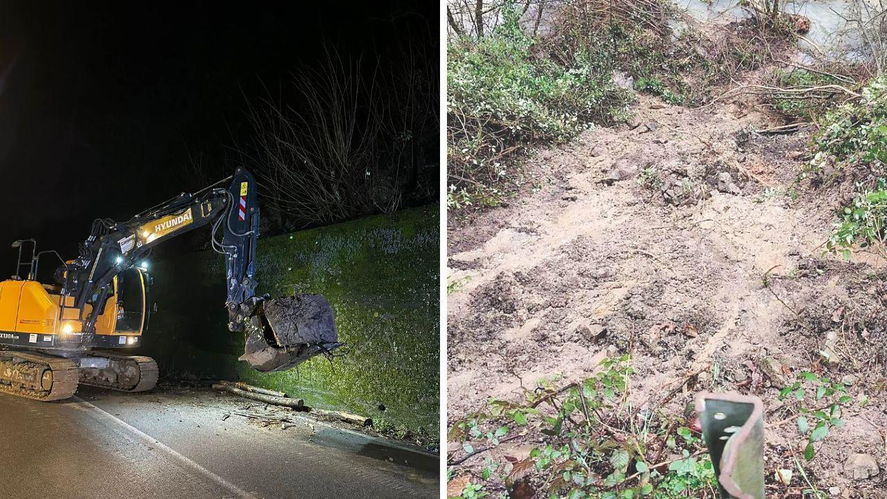 Frane sulla montagna pesciatina: due strade chiuse, nuovi rilievi<br>
