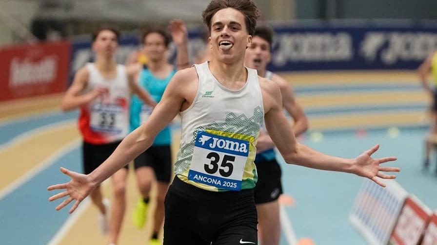 Alessandro Casoni trionfa ad Ancona: titolo negli 800 e 1500 metri
