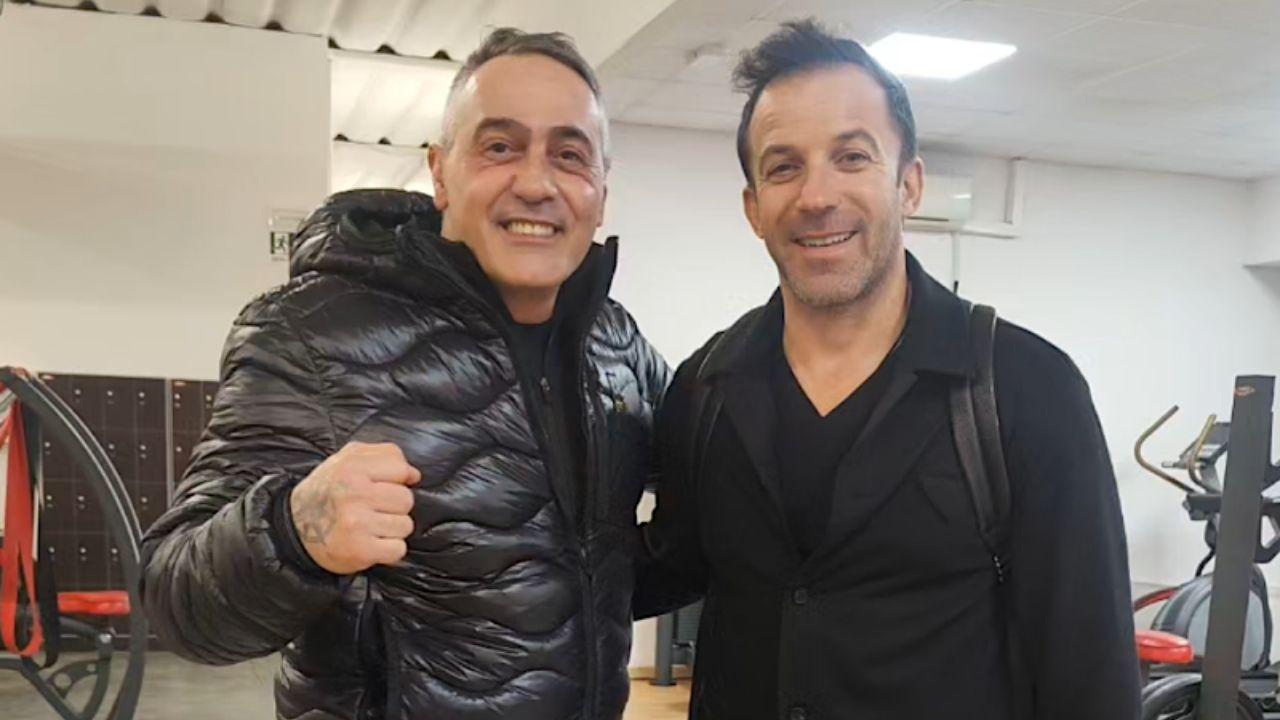 Alessandro Del Piero in palestra a Empoli