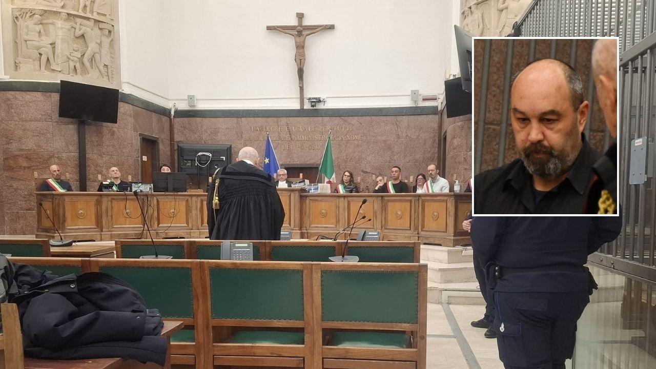 
	Un momento dell'udienza (foto Ivan Nuvoli). Nel riquadro, Alberto Picci

