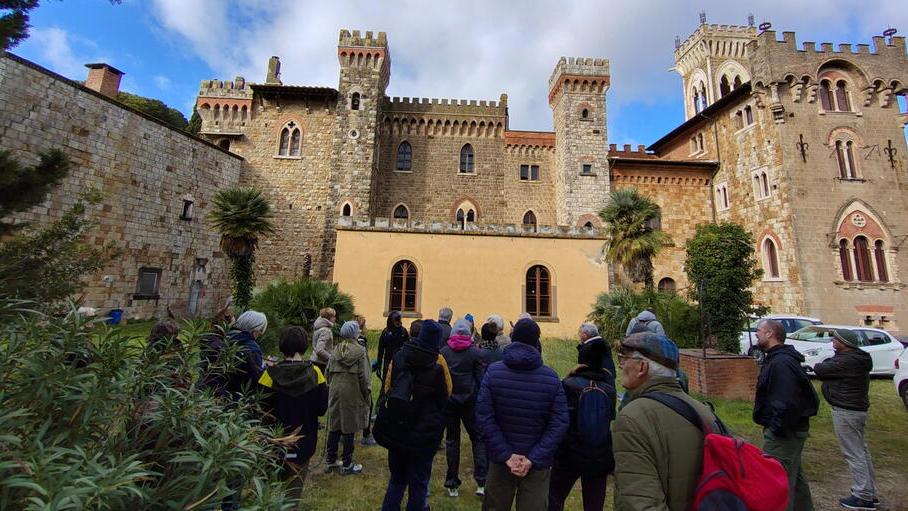 Livorno, i Von Berger e la contessa del violino: al castello tra torri, merli e bifore