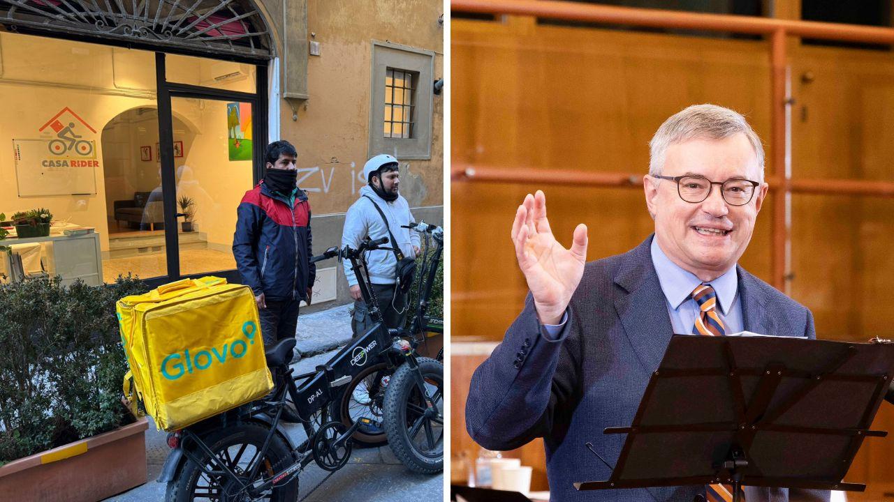 Alessandro Barbero appoggia Casa Rider, la Toscana è avanguardia per i diritti dei "fattorini"