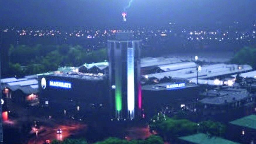 Lo stabilimento Maserati a Modena