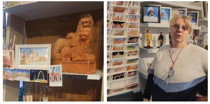 Alla Giraffa Blu souvenir di Reggio Emilia e una convinzione: «Crediamo nel centro storico»