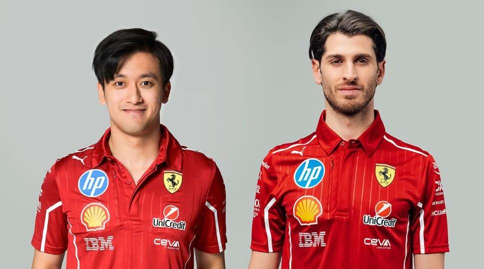 
	Zhou Guanyu e Antonio Giovinazzi (foto Ferrari)

