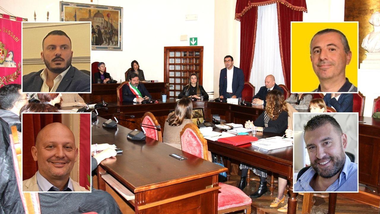 In senso orario, Marco Dettori, Francesco Pipia, Pierluigi Salis e Tore Dau