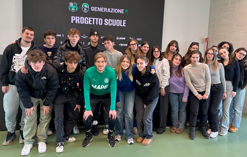 La Juve, Cristiano Ronaldo e l’infortunio: Filippo Romagna del Sassuolo si racconta agli studenti 