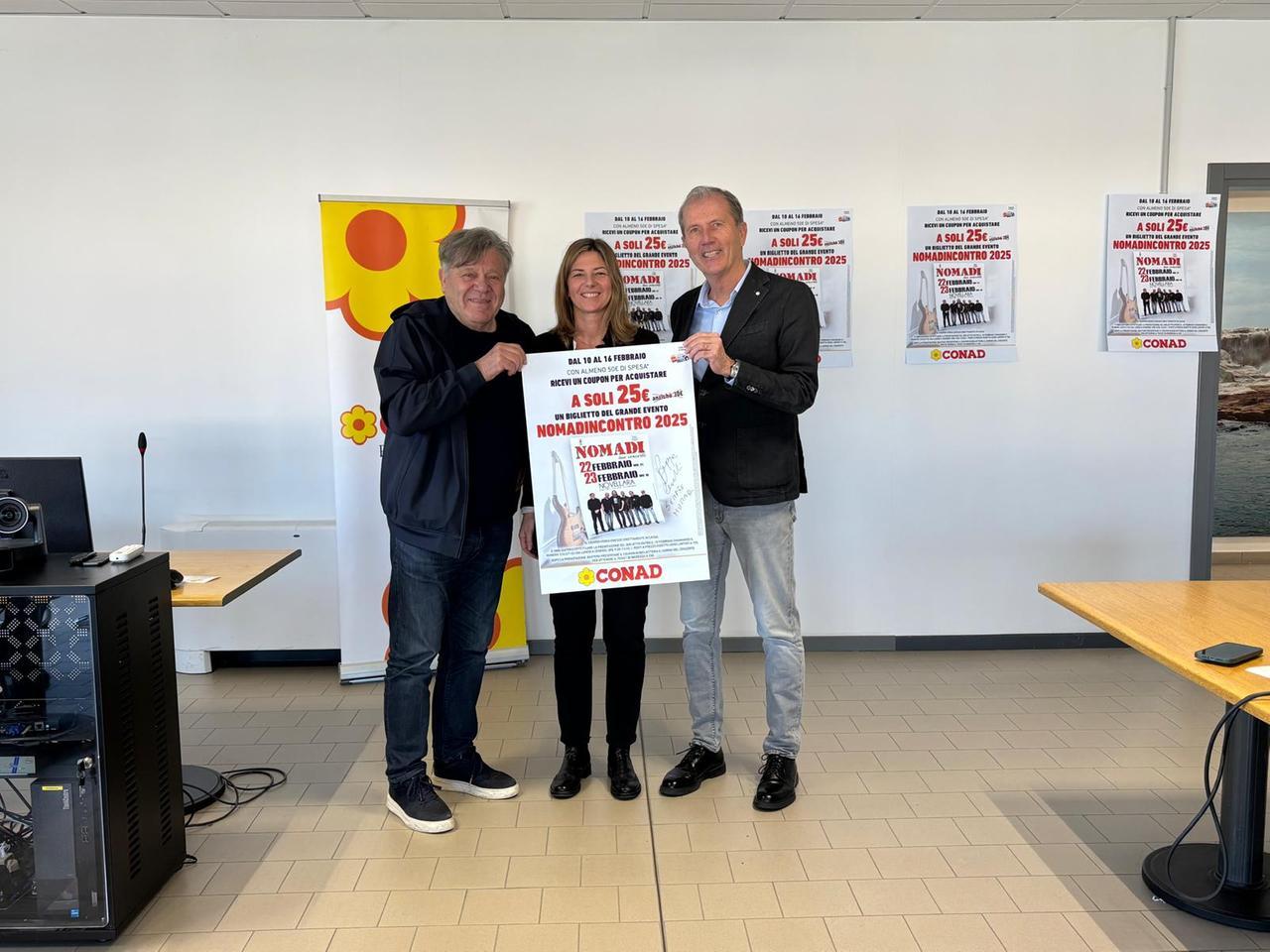 Nomadincontro 2025: due concerti, tanti ospiti e biglietti scontati per i clienti Conad