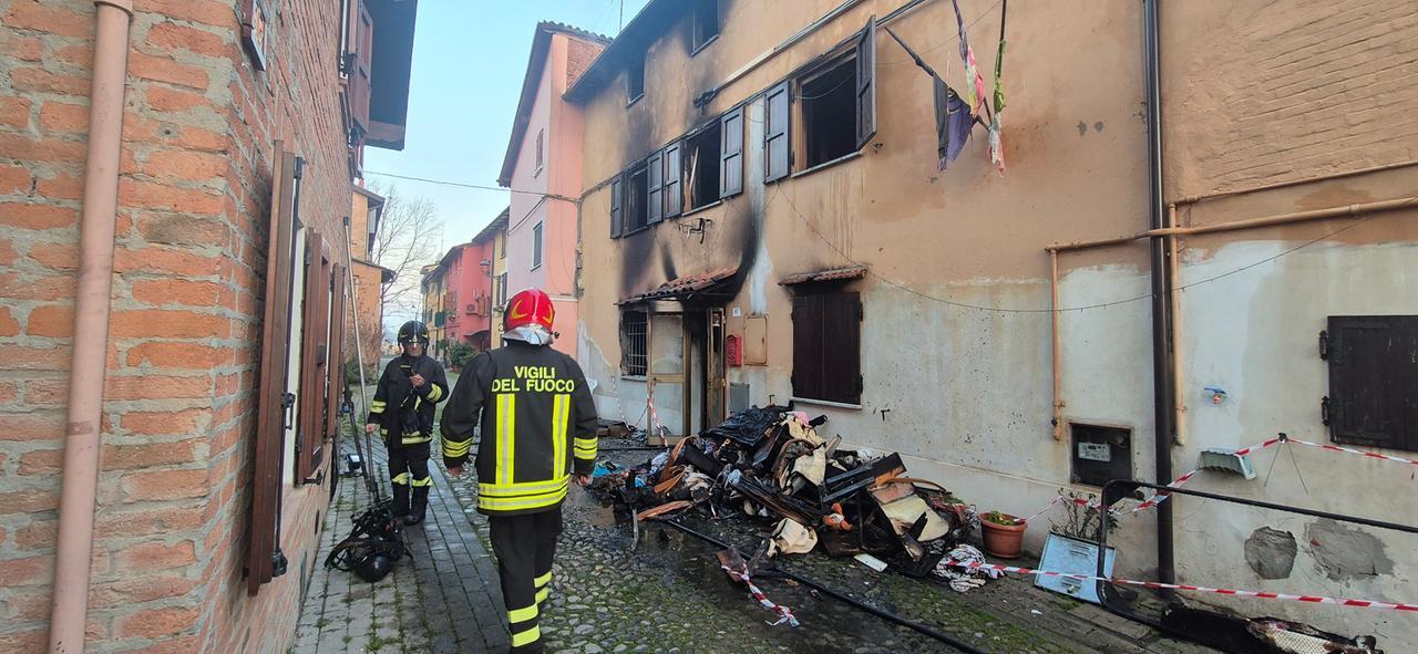 
	I vigili del fuoco a Paganine

