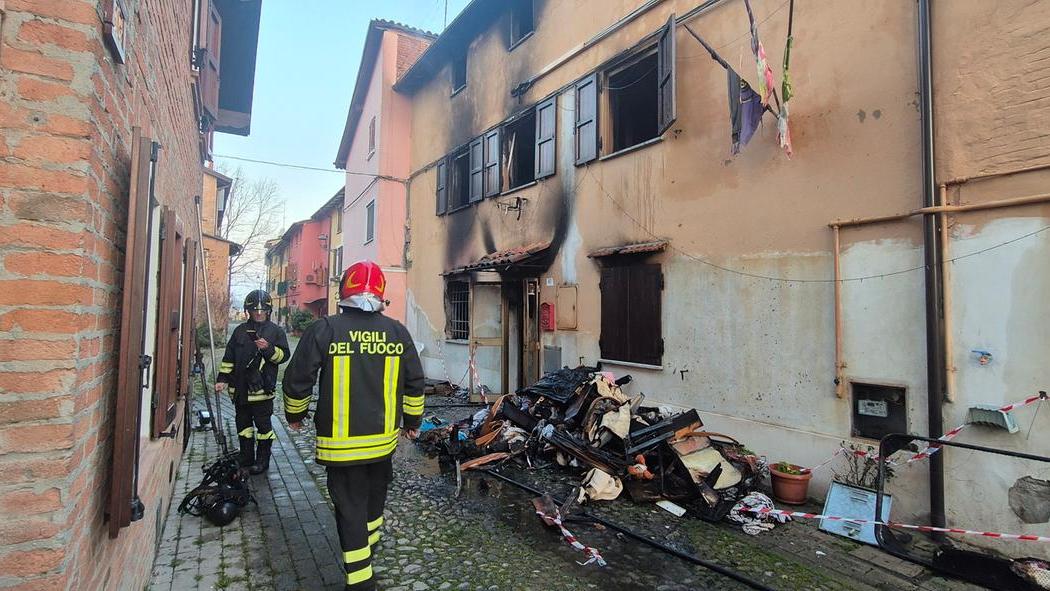 I vigili del fuoco a Paganine