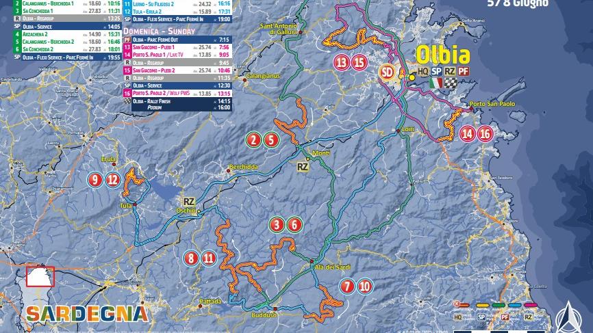 Il Rally Italia Sardegna 2025 scalda i motori: il percorso, le tappe, le novità