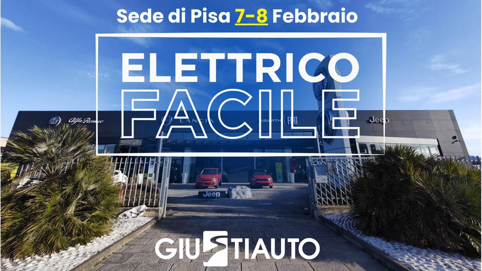 Il tour elettrico facile fa tappa a Pisa da Giustiauto