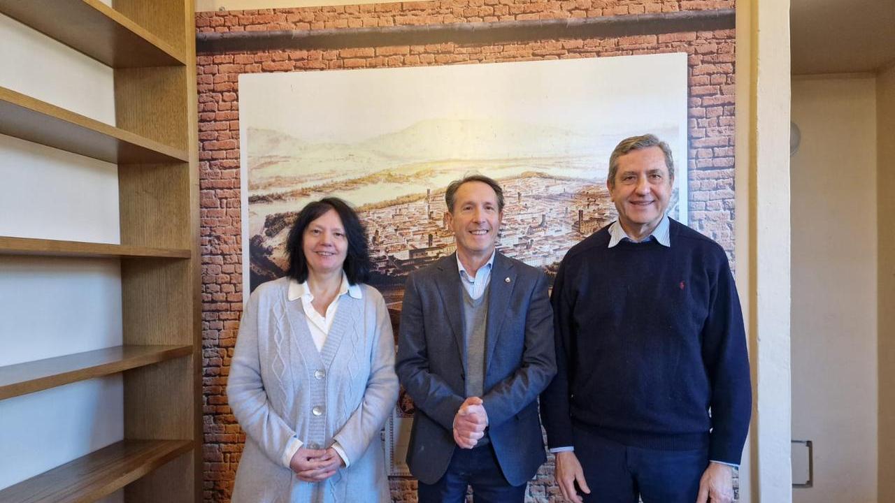 Da sinistra Giuliana Nieri, Remo Santini e Marco Amerigo Innocenti
