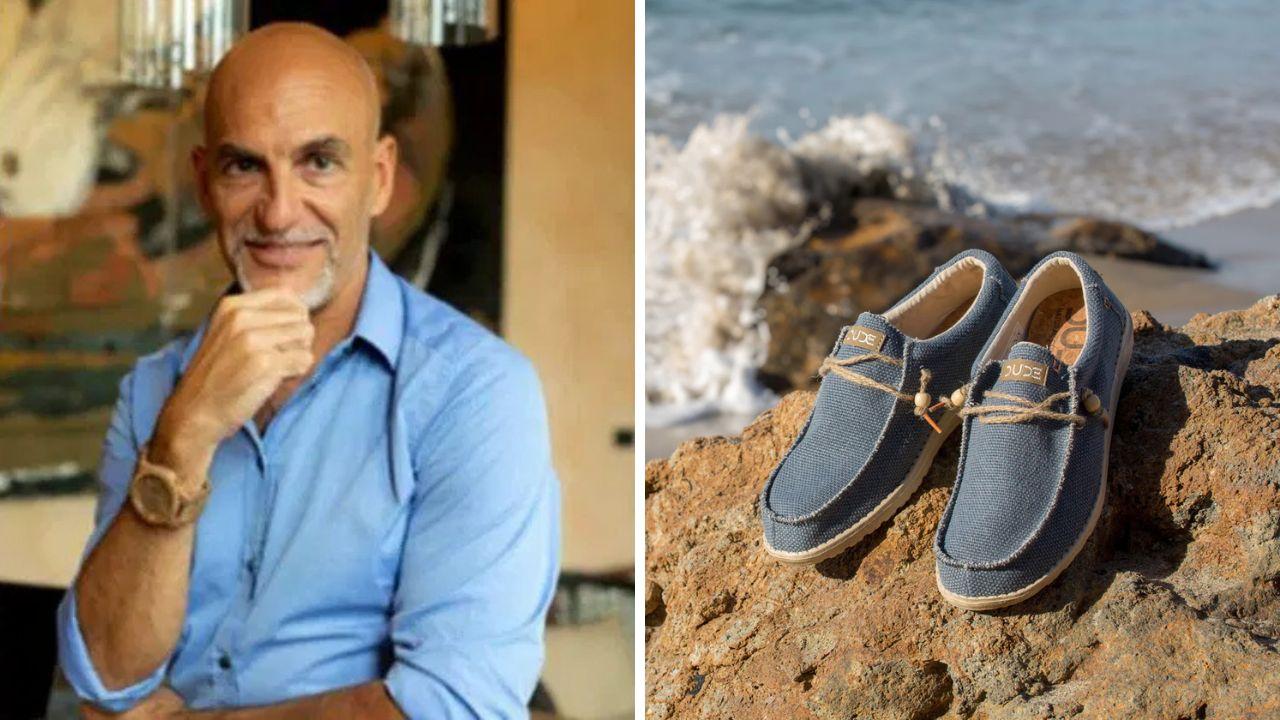 
	Alessandro Rosano e le scarpe HeyDude

