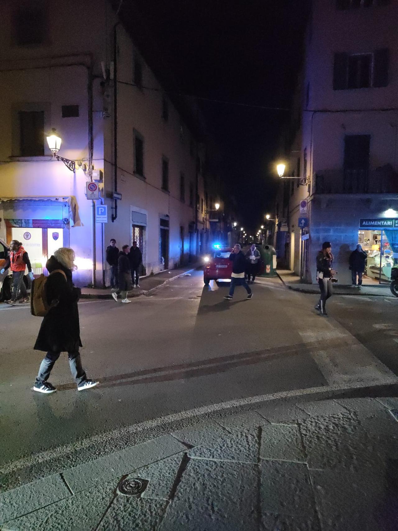 
	L'intervento della Municipale in piazza San Domenico

