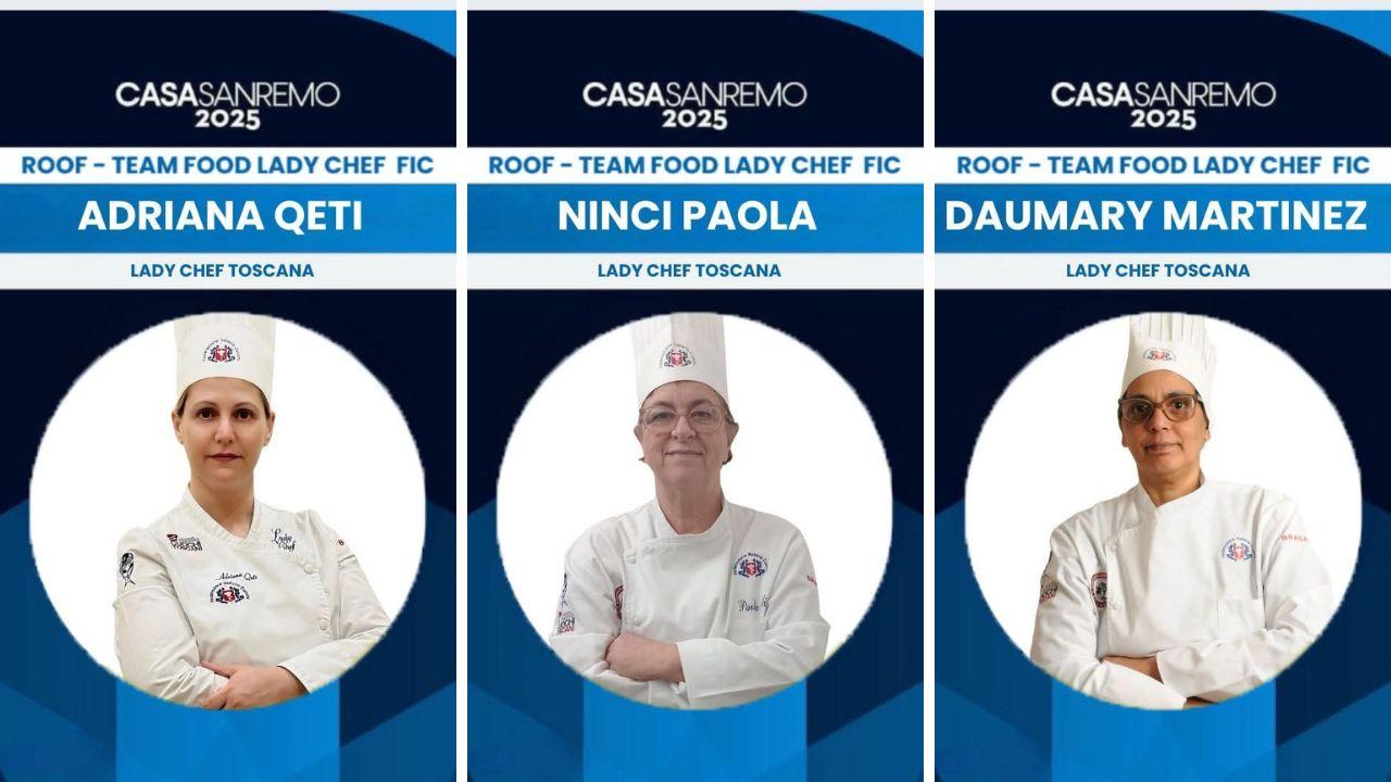 Tre “lady chef” labroniche da Livorno alle cucine di Casa Sanremo