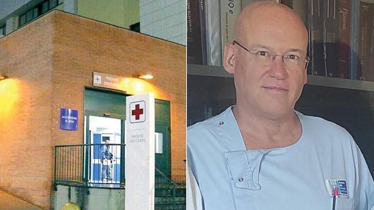 Luca Dallatomasina il primario del pronto soccorso di Livorno, pronto soccorso dell’ospedale di Livorno (foto d’archivio)