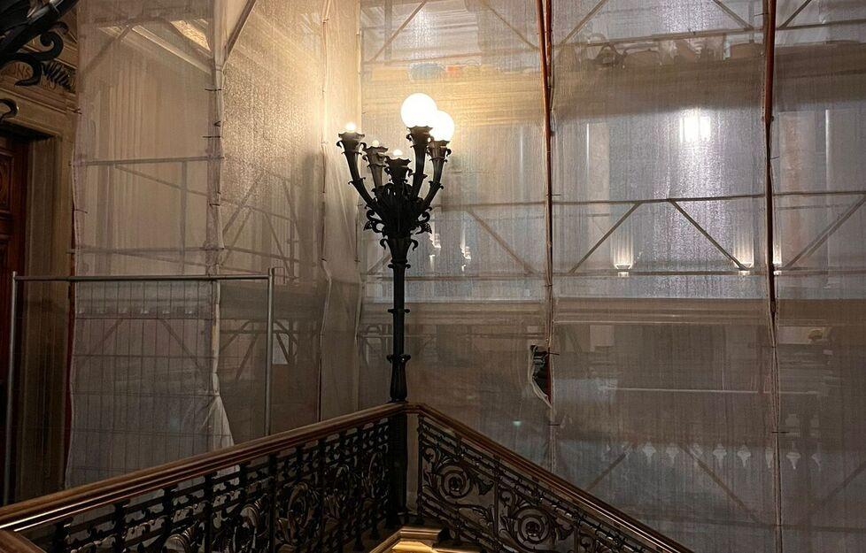 Montecatini, restauro di pitture e stucchi in Comune. A marzo verrà conclusa la prima fase