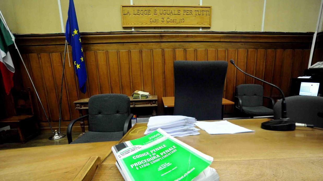 Un'aula di tribunale (foto d'archivio)