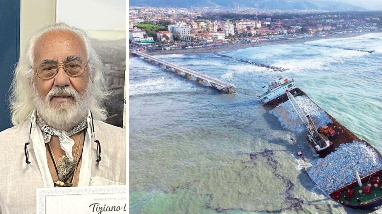 L'architetto e la nave incagliata a Marina di Massa