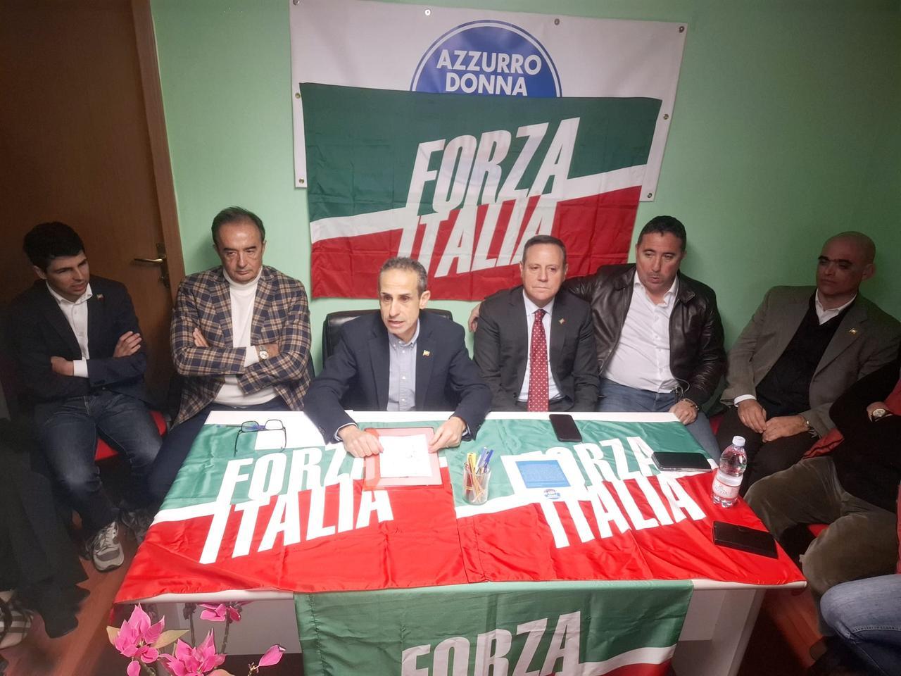 
	La conferenza stampa di Forza Italia <em>(foto Ivan Nuvoli)</em>

