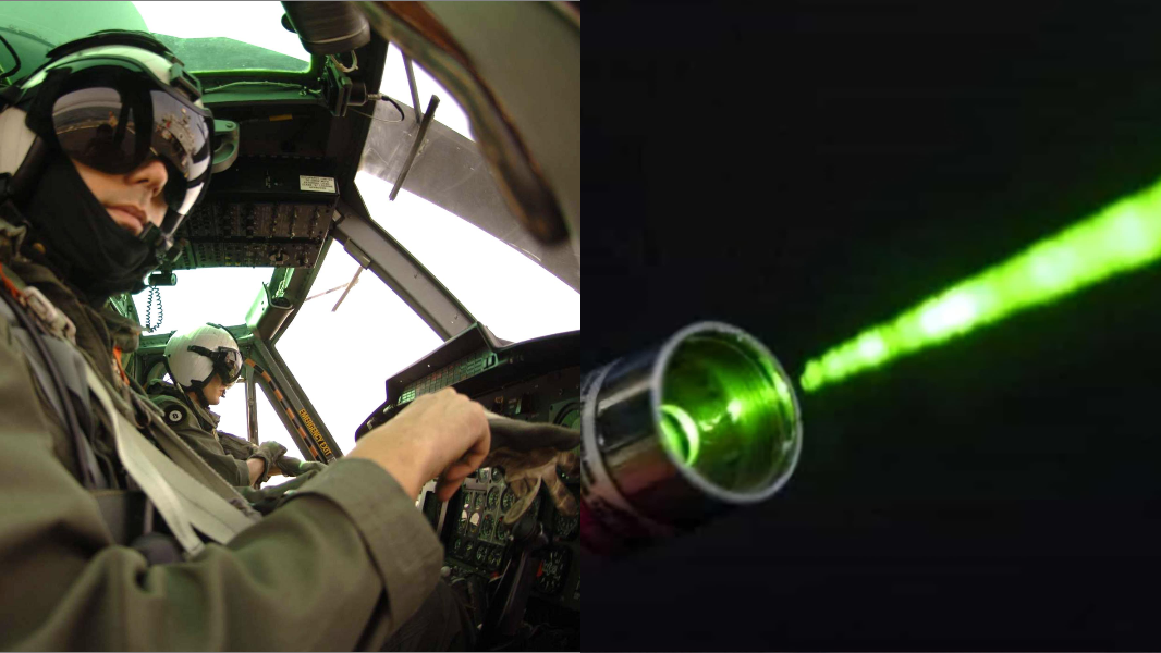 Puntava un raggio laser contro i piloti degli elicotteri in volo, 52enne denunciato