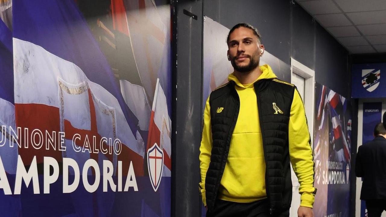 Pedro Mendes nel pre-match