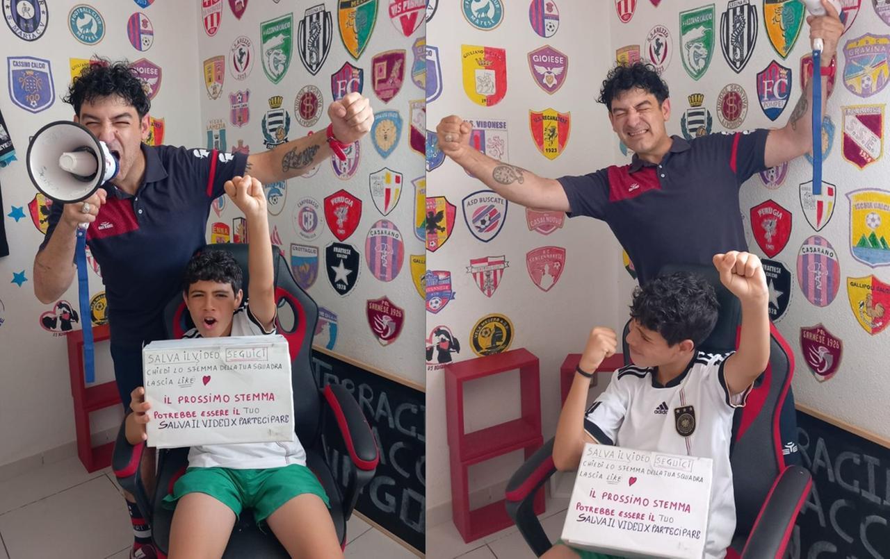Padre e figlio ultras: su TikTok maglie e inni di tutte le squadre