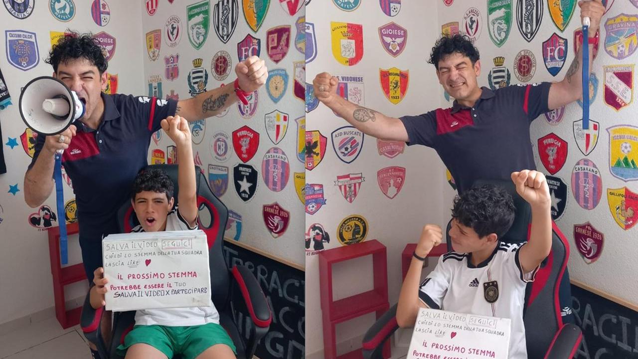 Padre e figlio ultras: su TikTok maglie e inni di tutte le squadre