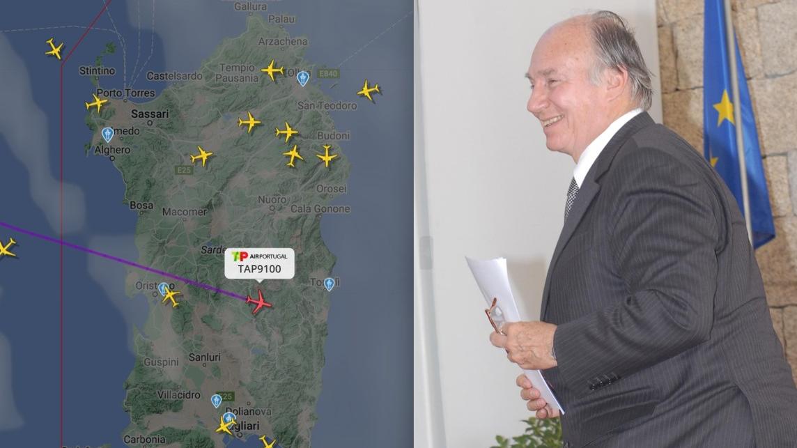 La salma dell’Aga Khan in volo sulla Sardegna: «L’ultimo saluto dell’isola»