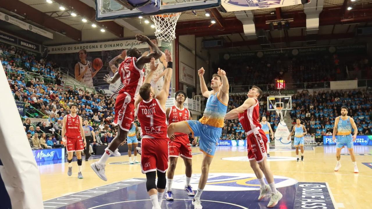 Dinamo-Olimpia Milano <em>(foto Ivan Nuvoli)</em>