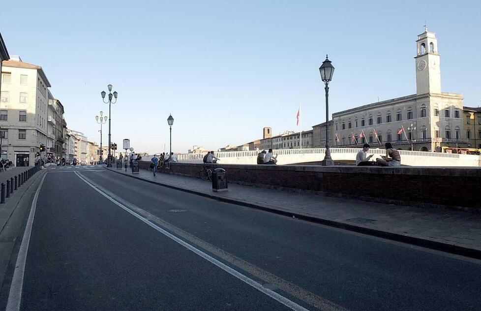 Una parte di lungarno Pacinotti