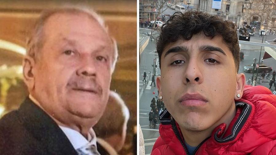 La vittima Luigi Pulcini e Richard Balestra, reo confesso del reato di omicidio preterintenzionale