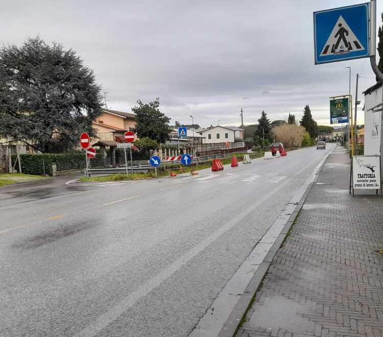 
	Via Lucchese, al confine tra Buggiano e Uzzano dove verranno fatti i lavori

