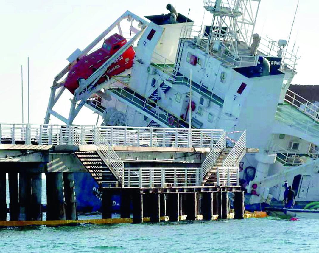 
	La motonave Guang Rong avrebbe avuto la prescrizione di viaggiare solo in buone condizioni meteo

