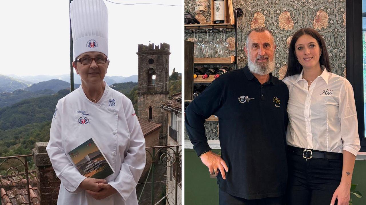 
	La chef Cinzia Fabris,&nbsp;a destra Martina Baldaccini titolare del ristorante albergo Milano col padre Marco

