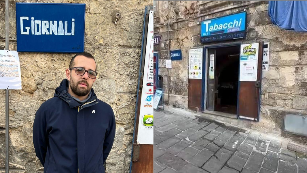 Il tabaccaio innamorato del centro riporta i giornali nel vecchio rione di Sassari – VIDEO