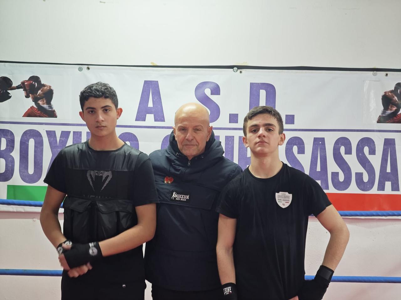 Stage con la leggenda della boxe Patrizio Oliva per due giovani pugili sassaresi