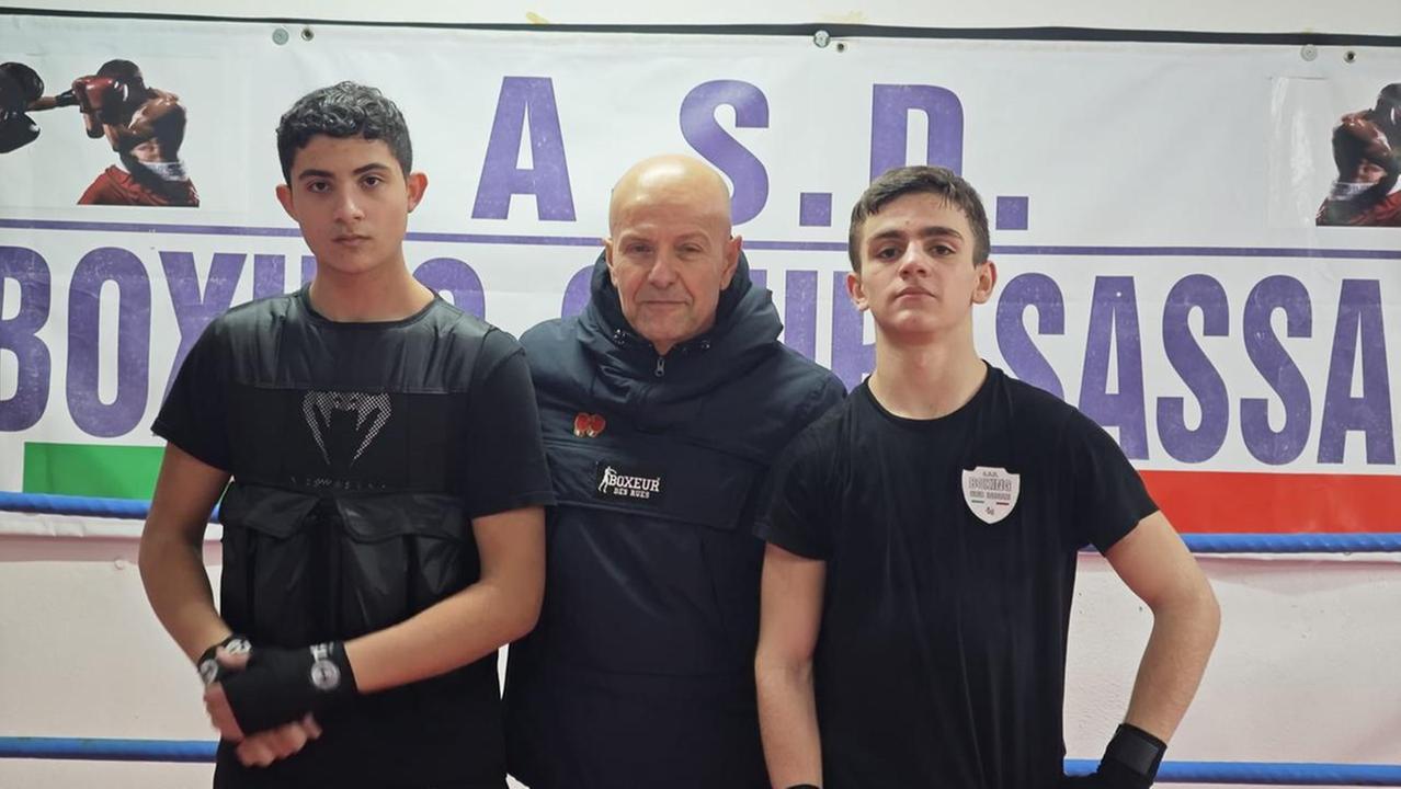 Stage con la leggenda della boxe Patrizio Oliva per due giovani pugili sassaresi