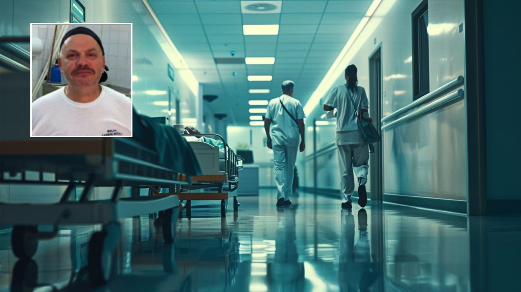 Una corsia di ospedale e Vittorio (Vito) Marruseddu 