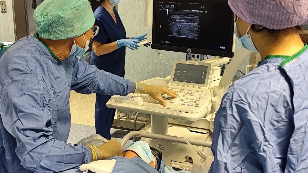 Un intervento alla tiroide