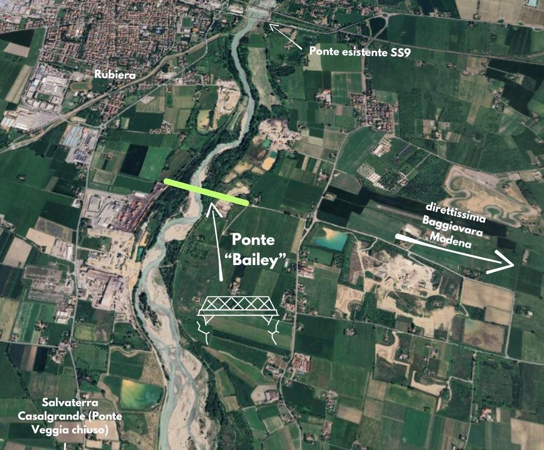
	Ecco dove potrebbe sorgere il ponte provvisorio

