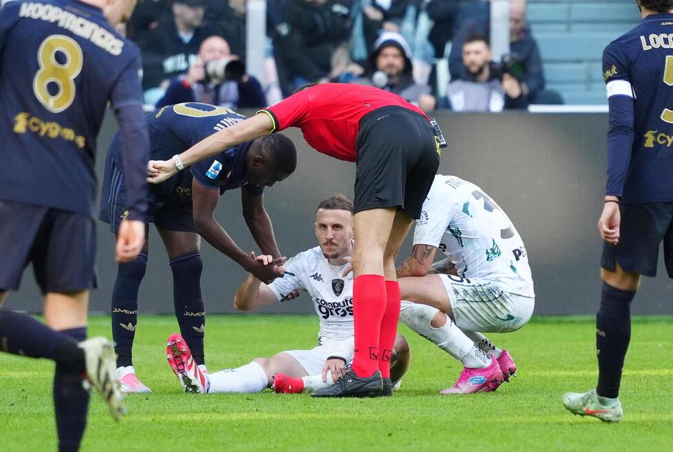 Il giocatore contro la Juve