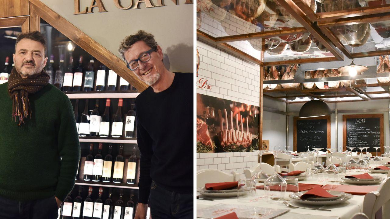 
	i titolari della ristomacelleria e&nbsp;la sala&nbsp;

