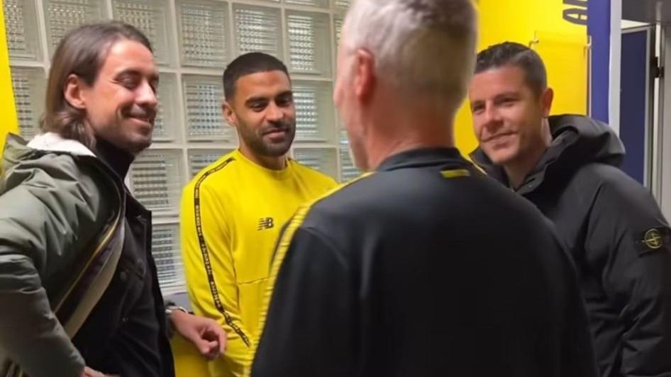 "El Diablo" Granoche con Defrel, Mandelli e Catellani