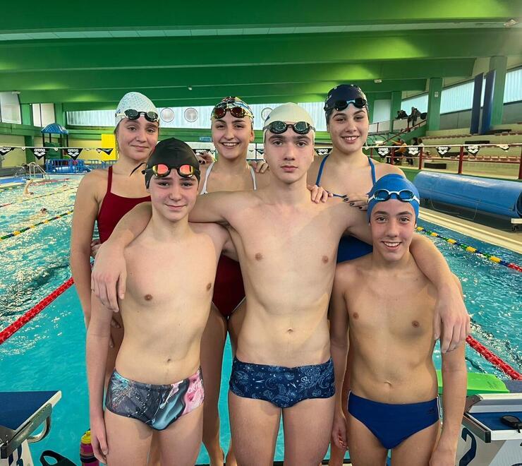 Ottimi tempi nel fondo per sei giovanissimi del Nuoto Valdinievole
