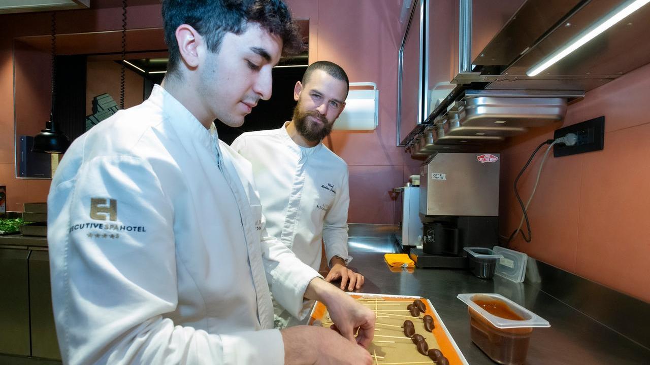 Lo chef Mattia Trabetti del ristorante Alto a Fiorano