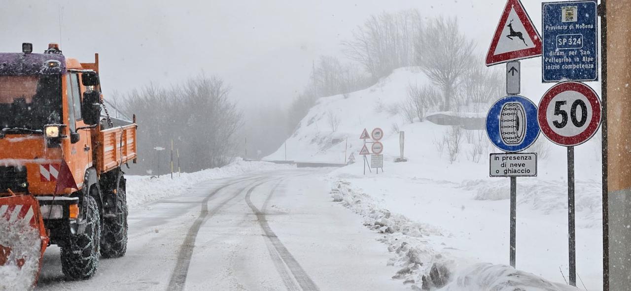 
	La neve caduta oggi in Appennino

