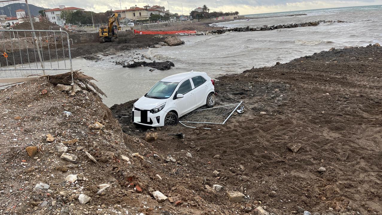 La Kia Picanto finita ai Tre Ponti