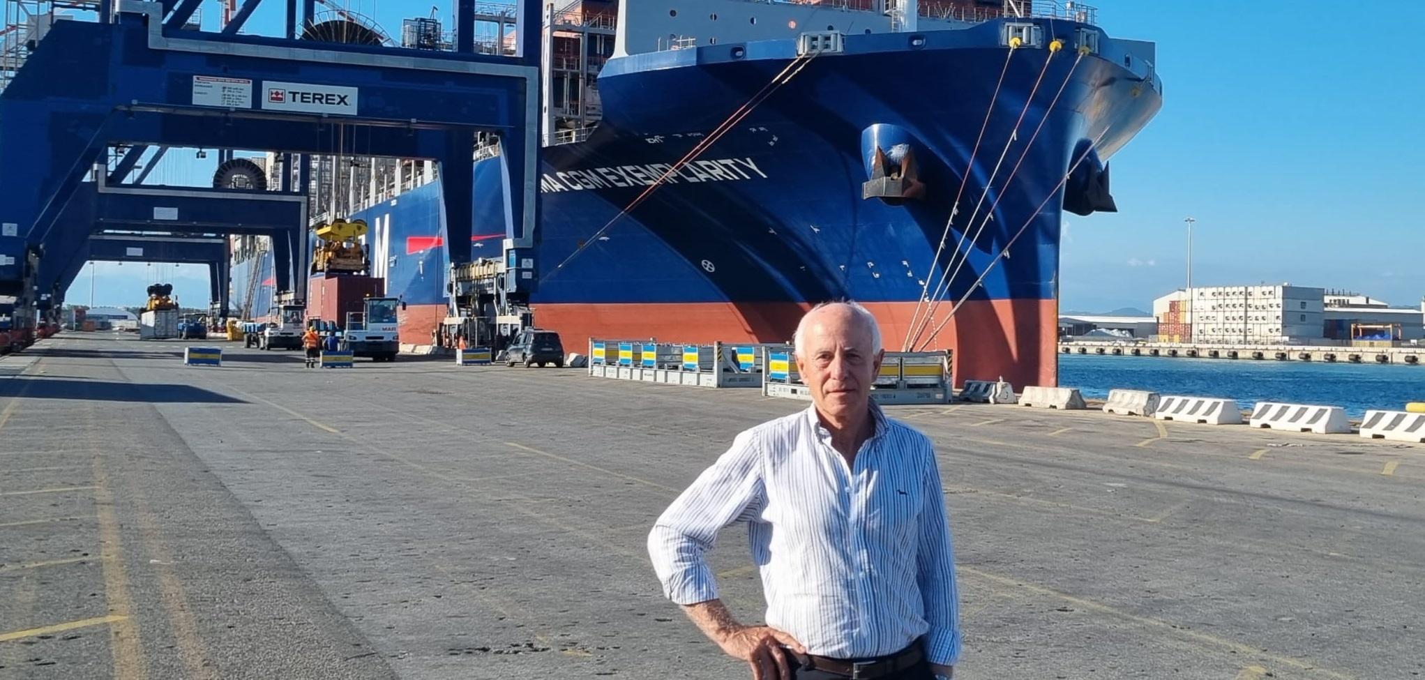 Il presidente della Compagnia portuale, Enzo Raugei